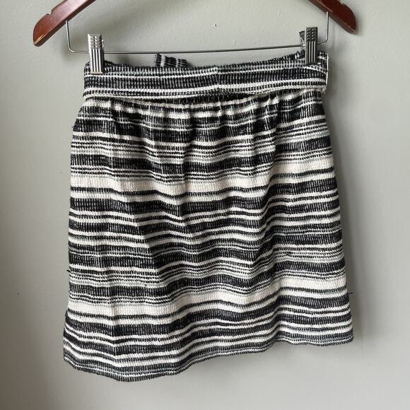 Ann Taylor Loft Women's Striped Elastic Band Skirt Size Small - Picture 4 of 9